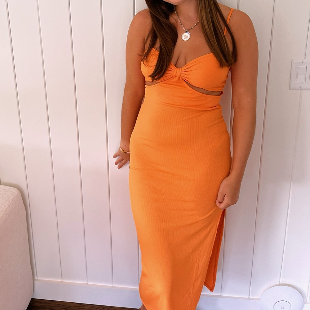 Orange Princess Polly Maxi Dress